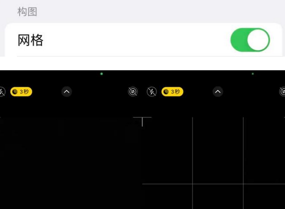 枫木镇苹果手机维修网点分享iPhone如何开启九宫格构图功能
