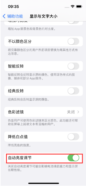 枫木镇苹果15维修店分享iPhone 15 Pro系列屏幕亮度 