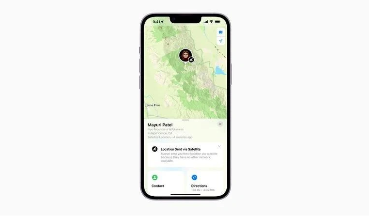 枫木镇苹果14维修分享iPhone14系列中 FindMy功能通过卫星分享位置方法教程 